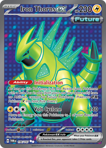 Iron Thorns ex – Ultra Rare – 196/167 – Twilight Masquerade