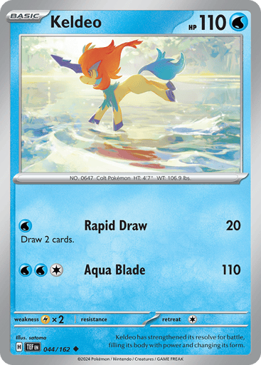 Keldeo – Uncommon – 044/162 – Temporal Forces