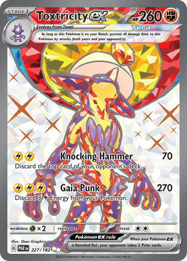 Toxtricity ex – Ultra Rare – 227/182 – Paradox Rift