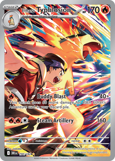 Ethan’s Typhlosion – Illustration Rare – 190/182 – Destined Rivals