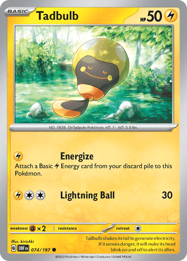 Tadbulb – Common – 074/197 – Obsidian Flames