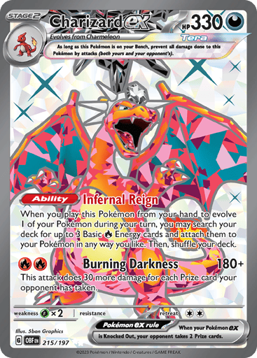 Charizard ex – Ultra Rare – 215/197 – Obsidian Flames
