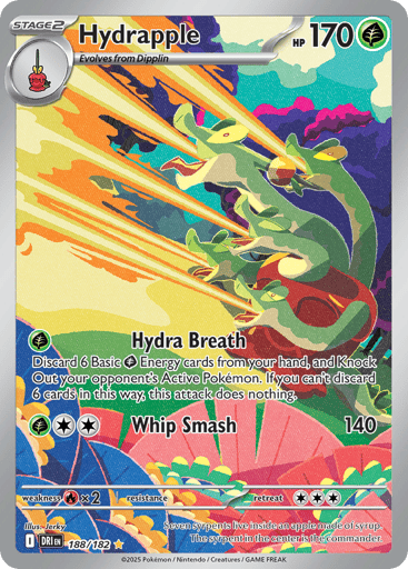 Hydrapple – Illustration Rare – 188/182 – Destined Rivals