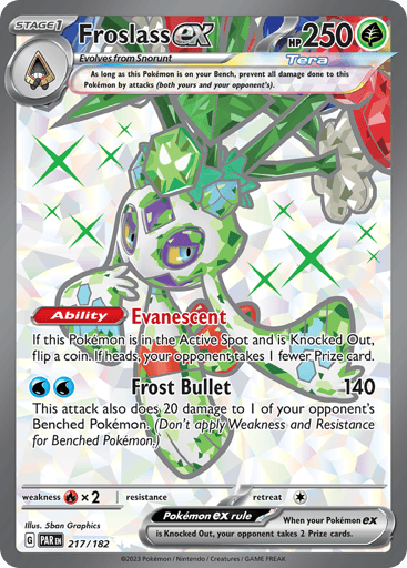 Froslass ex – Ultra Rare – 217/182 – Paradox Rift
