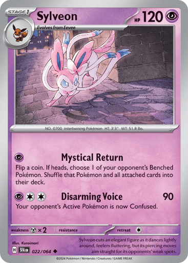 Sylveon – Uncommon – 022/064 – Shrouded Fable