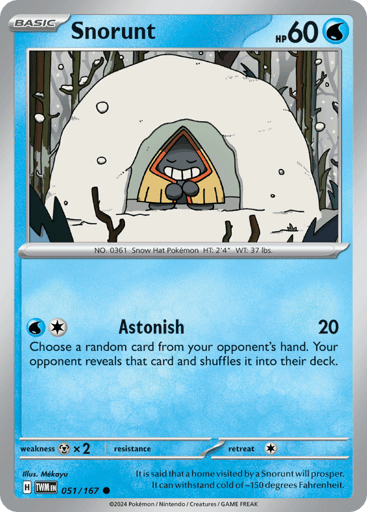 Snorunt – Common – 051/167 – Twilight Masquerade