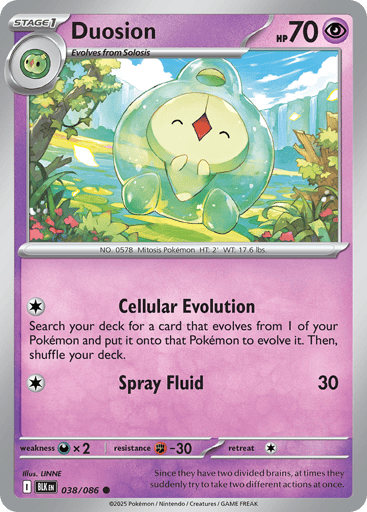Duosion – Common Reverse Holo – 038/086 – Black Bolt