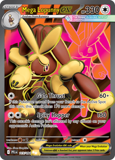 Mega Lopunny ex – Ultra Rare – 115/094 – Phantasmal Flames