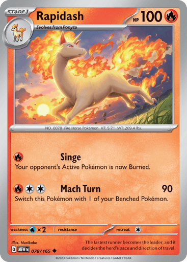 Rapidash – Uncommon – 078/165 – S&V 151