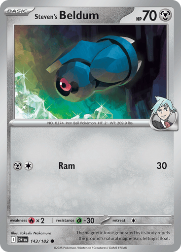 Steven’s Beldum – Common Reverse Holo – 143/182 – Destined Rivals