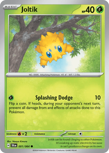 Joltik – Common Reverse Holo – 001/064 – Shrouded Fable