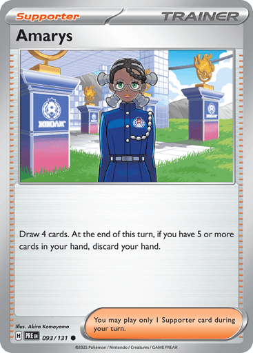 Amarys – Common Reverse Holo – 093/131 – Prismatic Evolutions