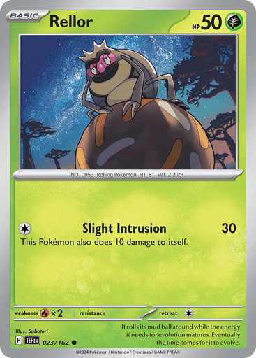 Rellor – Common Reverse Holo – 023/162 – Temporal Forces