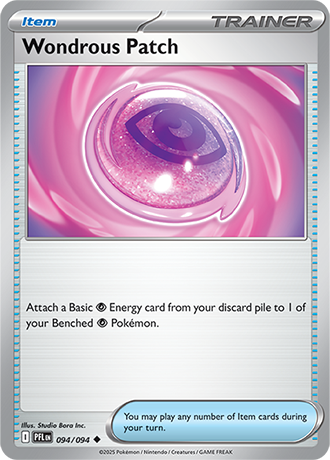 Pokémon – Wondrous Patch – Uncommon – 094/094 – Phantasmal Flames – Raw
