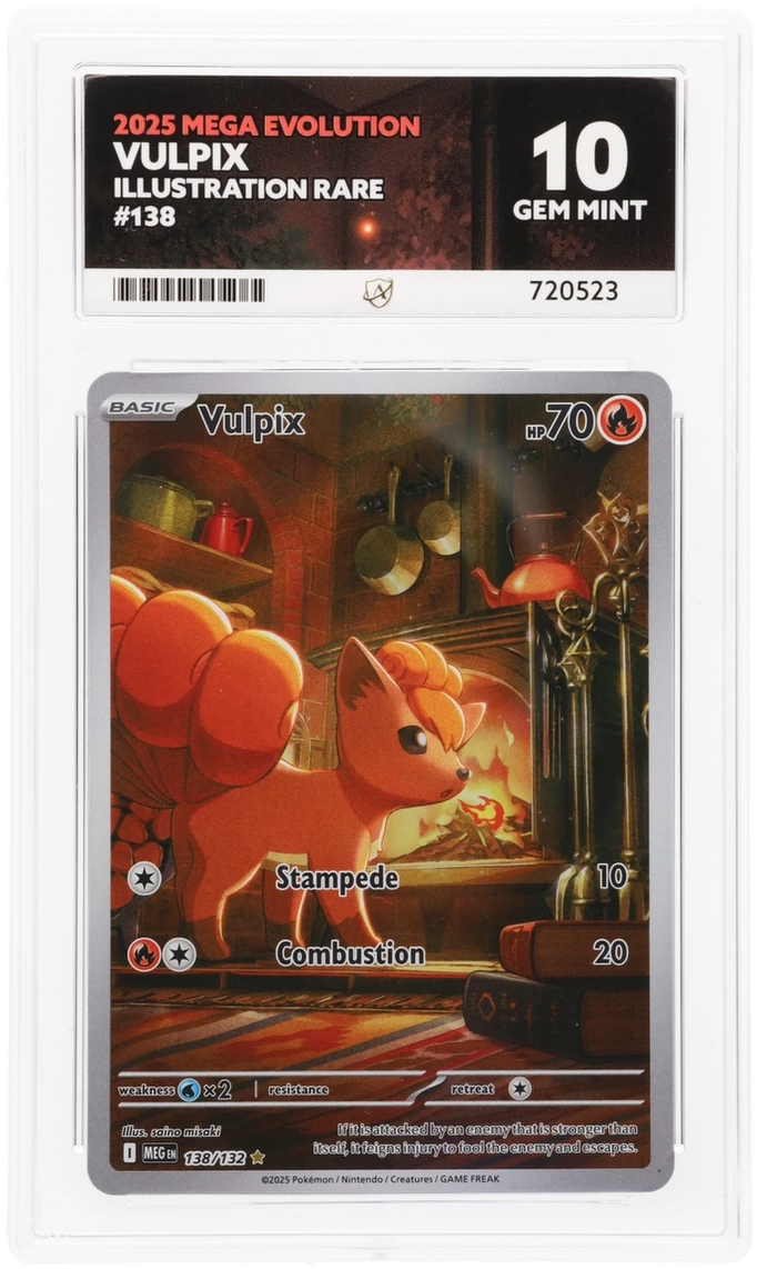 Pokémon – Vulpix – Holo – 138/132 – Mega Evolution – ACE 10
