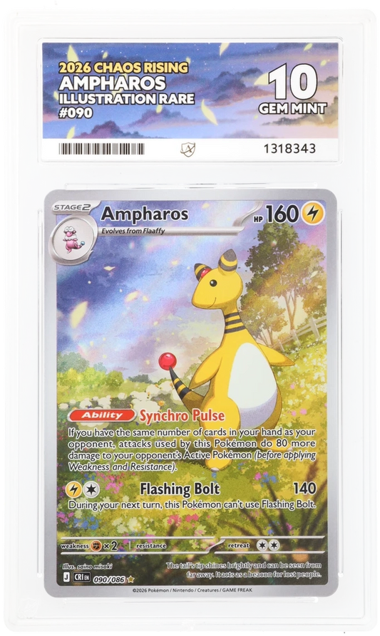 Pokémon – Ampharos – 090/086 – Chaos Rising – ACE 10