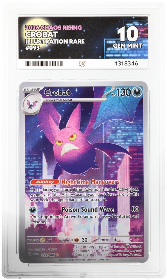 Pokémon – Crobat – 093/086 – Chaos Rising – ACE 10