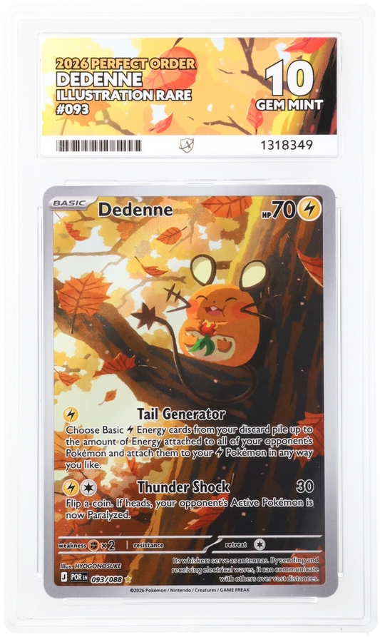 Pokémon – Dedenne – 093/088 – Perfect Order – ACE 10