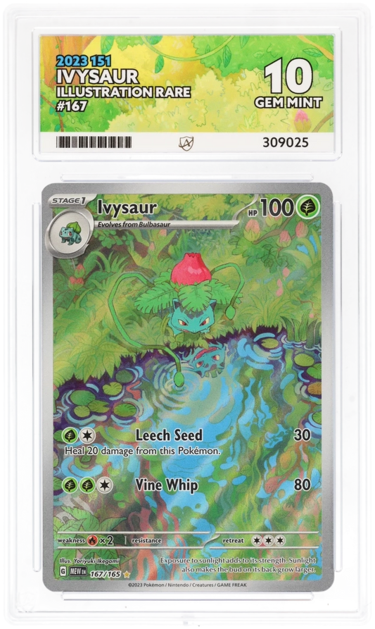 Pokémon – Ivysaur – Illustration Rare – 167/165 – Scarlet & Violet 151 – ACE 10