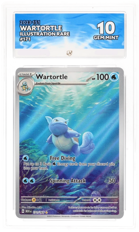 Pokémon – Wartortle – Illustration Rare – 171/165 – Scarlet & Violet 151 – ACE 10