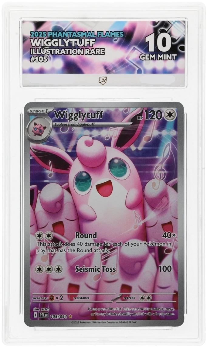 Pokémon – Wigglytuff – Illustration Rare – 105/094 – Phantasmal Flames – ACE 10