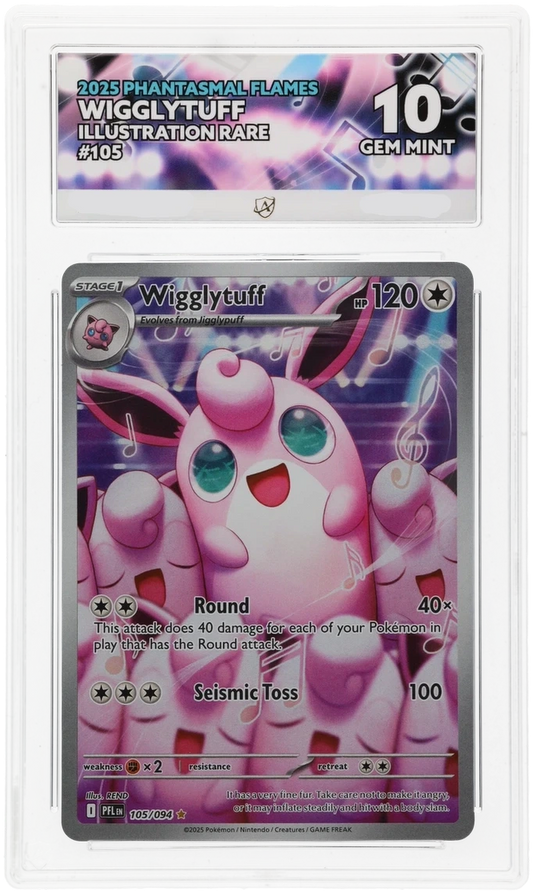 Pokémon – Wigglytuff – Illustration Rare – 105/094 – Phantasmal Flames – ACE 10