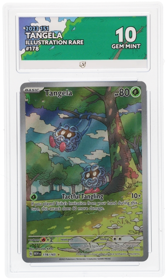 Pokémon – Tangela – Illustration Rare – 178/165 – Scarlet & Violet 151 – ACE 10