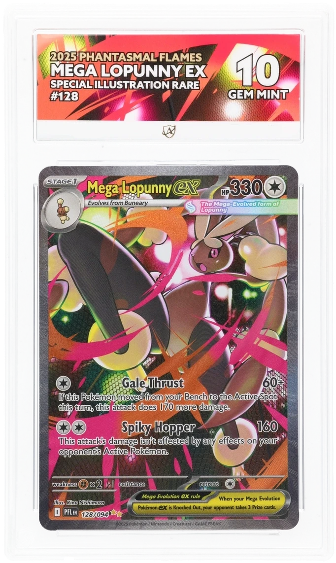 Pokémon – Mega Lopunny ex – Special Illustration Rare – 128/094 – Phantasmal Flames – ACE 10