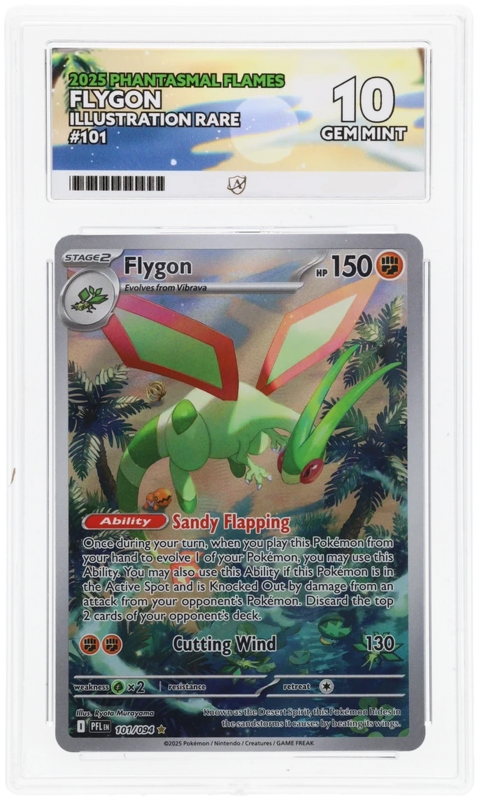 Pokémon – Flygon – Illustration Rare – 101/094 – Phantasmal Flames – ACE 10