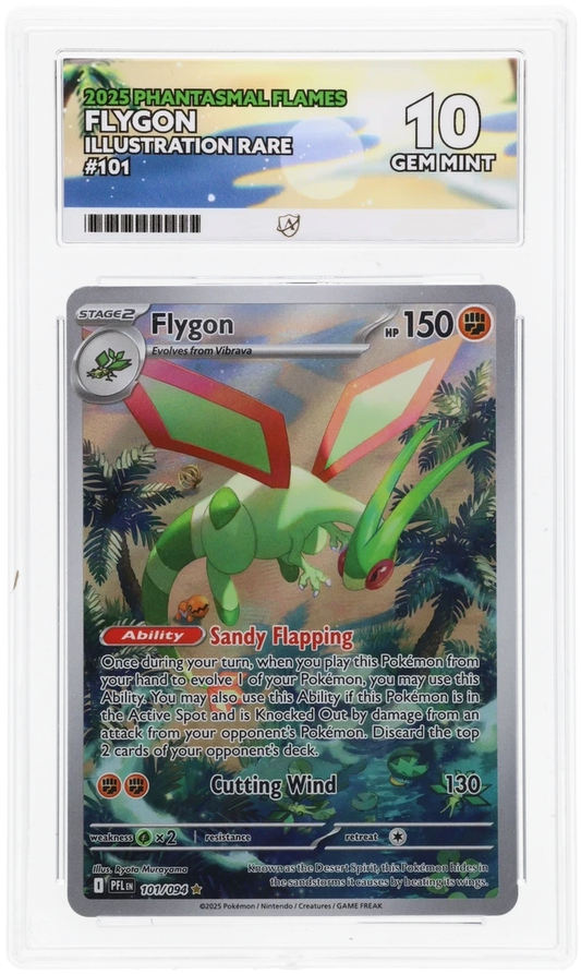 Pokémon – Flygon – Illustration Rare – 101/094 – Phantasmal Flames – ACE 10