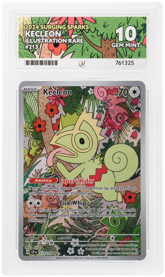 Pokémon – Kecleon – Illustration Rare – 213/191 – Surging Sparks – ACE 10
