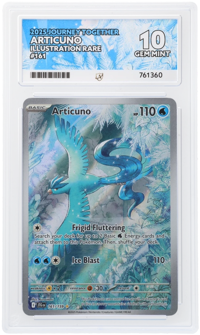 Pokémon – Articuno – Illustration Rare – 161/159 – Journey Together – ACE 10