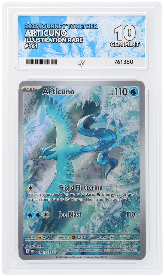Pokémon – Articuno – Illustration Rare – 161/159 – Journey Together – ACE 10