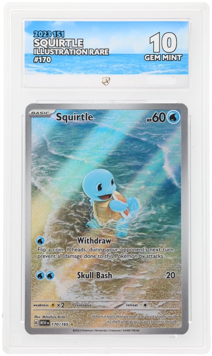 Pokémon – Squirtle – Illustration Rare – 170/165 – Scarlet & Violet 151 – ACE 10