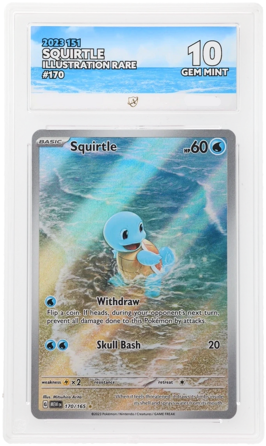 Pokémon – Squirtle – Illustration Rare – 170/165 – Scarlet & Violet 151 – ACE 10