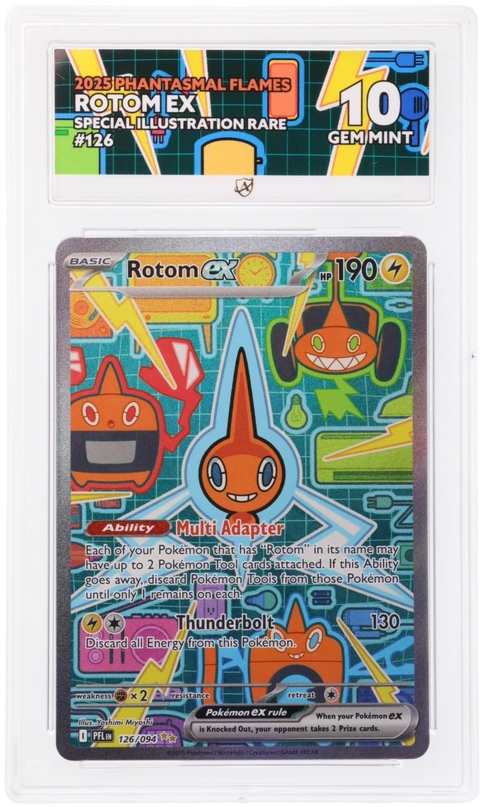 Pokémon – Rotom ex – Special Illustration Rare – 126/094 – Phantasmal Flames – ACE 10