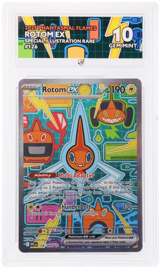 Pokémon – Rotom ex – Special Illustration Rare – 126/094 – Phantasmal Flames – ACE 10