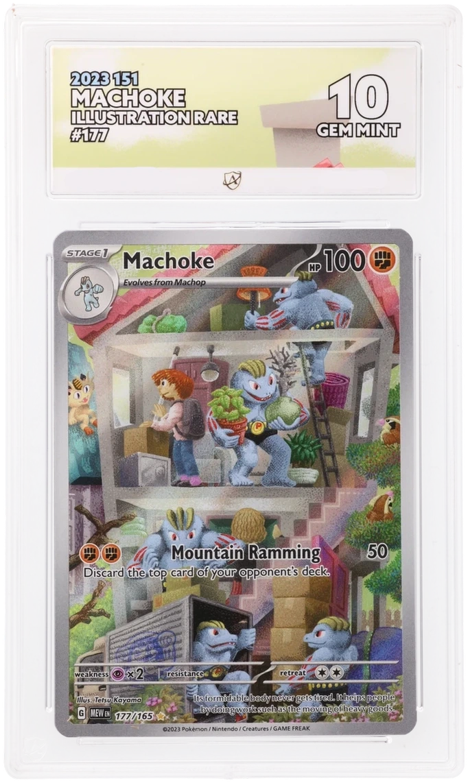 Pokémon – Machoke – Illustration Rare – 177/165 – Scarlet & Violet 151 – ACE 10