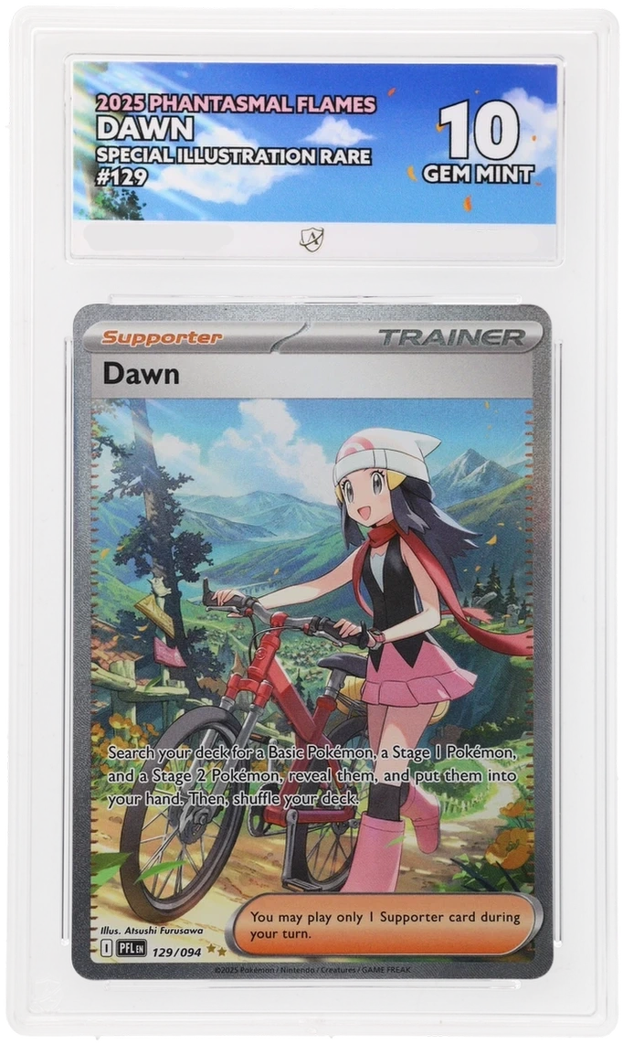 Pokémon – Dawn – Special Illustration Rare – 129/094 – Phantasmal Flames – ACE 10