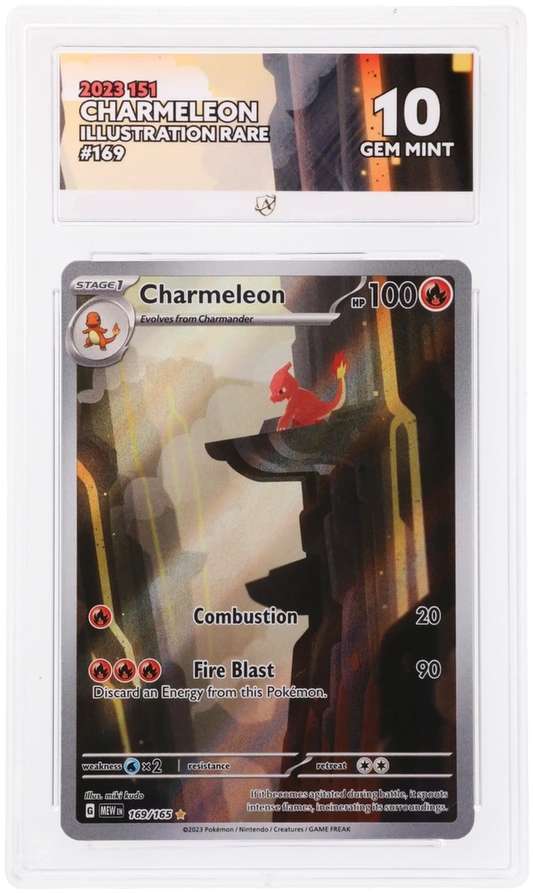 Pokémon – Charmeleon – Illustration Rare – 169/165 – Scarlet & Violet 151 – ACE 10