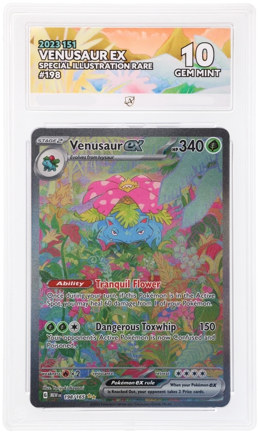 Pokémon – Venusaur ex – Special Illustration Rare – 198/165 – Scarlet & Violet 151 – ACE 10