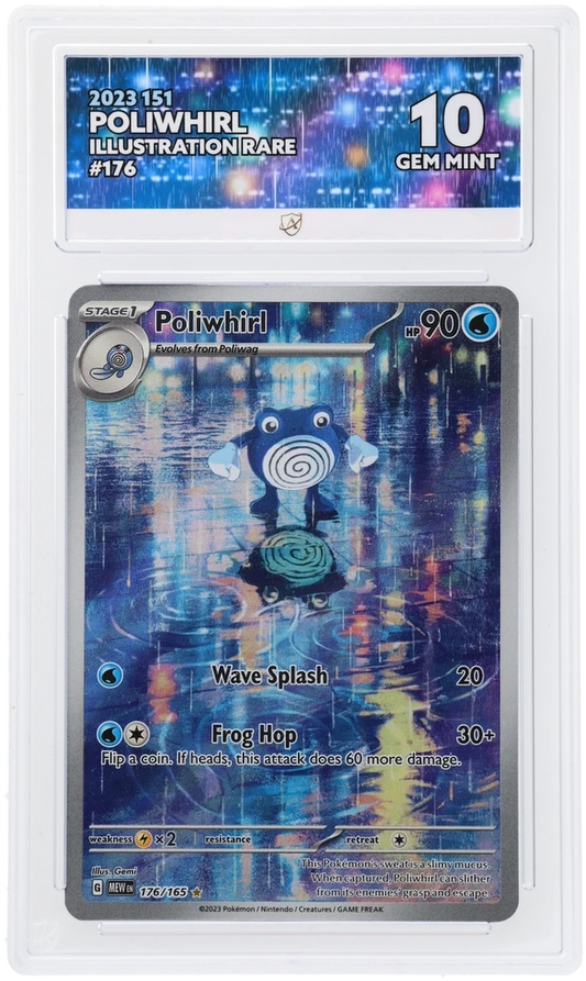 Pokémon – Poliwhirl – Illustration Rare – 176/165 – Scarlet & Violet 151 – ACE 10