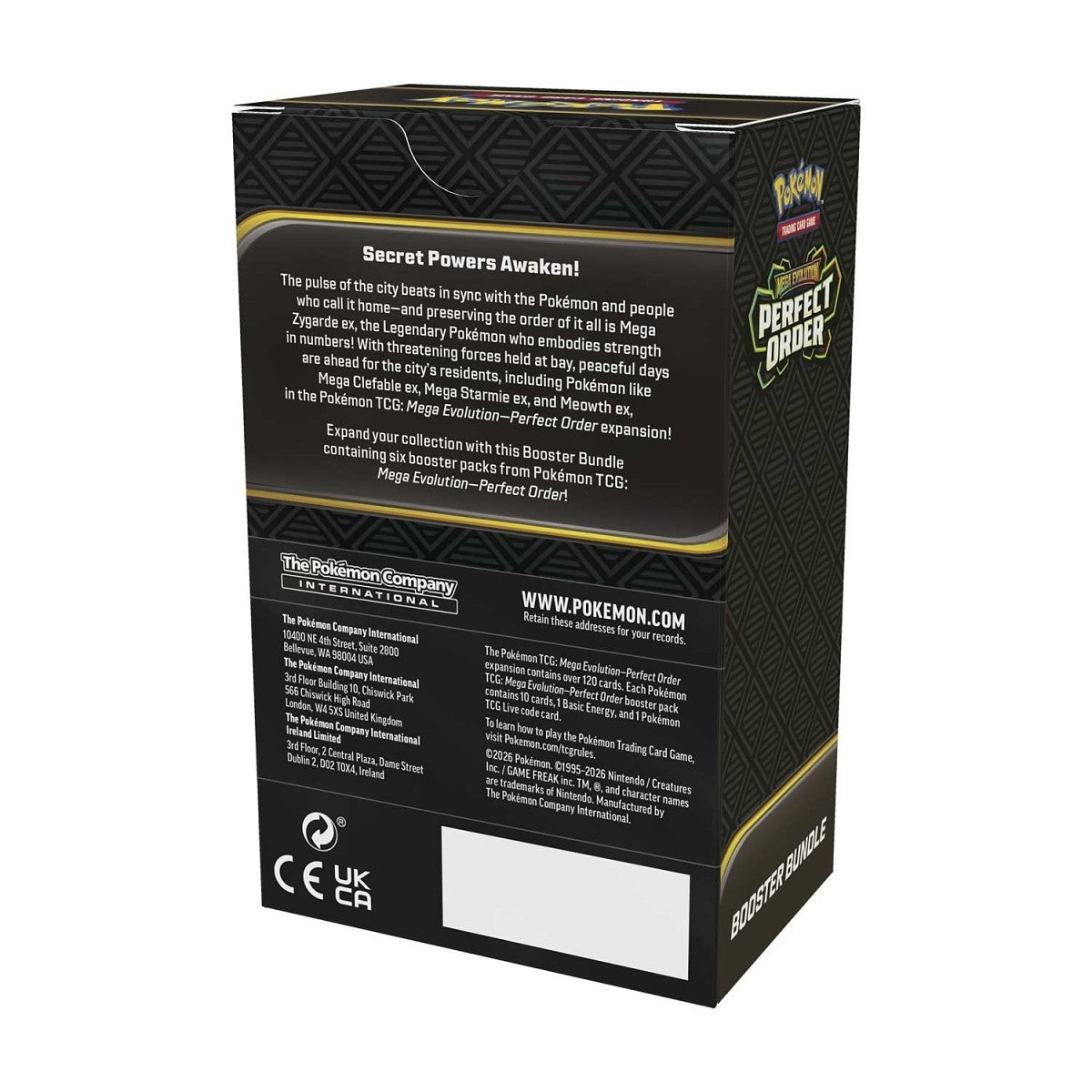 Pokémon Perfect Order Booster Bundle – 6 Packs – Sealed