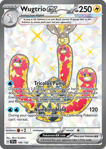 Wugtrio ex – Ultra Rare – 190/162 – Temporal Forces