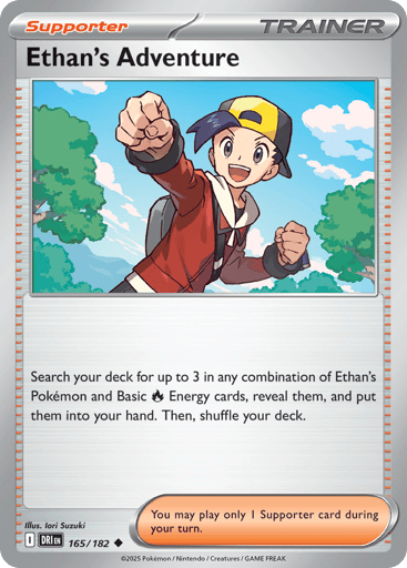 Ethan’s Adventure – Uncommon Reverse Holo – 165/182 – Destined Rivals