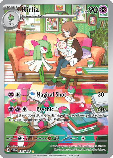 Kirlia – Illustration Rare – 212/198 – Scarlet & Violet