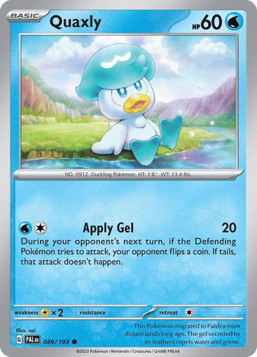 Quaxly – Common – 049/193 – Paldea Evolved