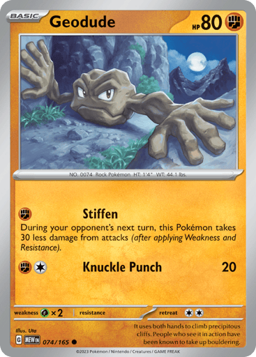 Geodude – Common – 074/165 – S&V 151