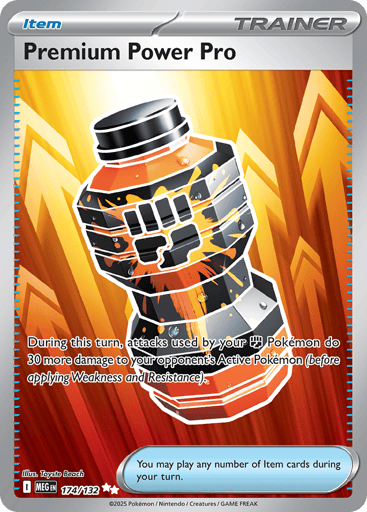 Premium Power Pro – Ultra Rare – 174/132 – Mega Evolution