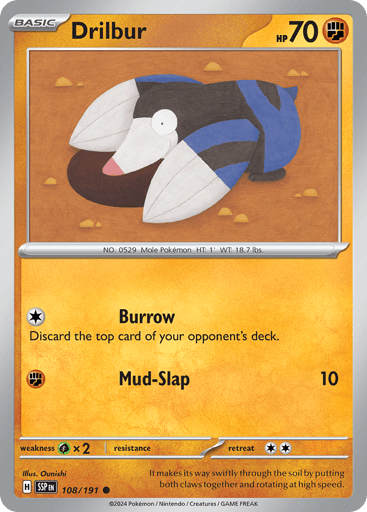 Drilbur – Common – 108/191 – Surging Sparks
